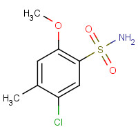199590-75-5 5-CHLORO-2-METHOXY-4-METHYLBENZENESULFONAMIDE chemical structure