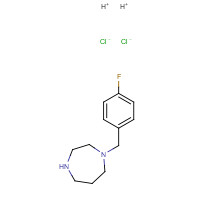 199672-23-6 1-(4-FLUOROBENZYL)-[1,4]DIAZEPANE 2 HCL chemical structure