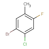 201849-18-5 5-BROMO-4-CHLORO-2-FLUOROTOLUENE chemical structure