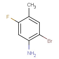 202865-78-9 2-BROMO-5-FLUORO-4-METHYLANILINE chemical structure