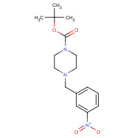 203047-33-0 TERT-BUTYL 4-(3-NITROBENZYL)PIPERAZINE-1-CARBOXYLATE chemical structure