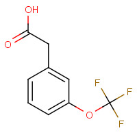 203302-97-0 3-Trifluoromethoxyphenylacetic acid chemical structure