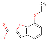 206559-61-7 7-ETHOXYBENZOFURAN-2-CARBOXYLIC ACID chemical structure