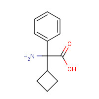 207986-28-5 2-AMINO-2-CYCLOBUTYL-2-PHENYLACETIC ACID chemical structure