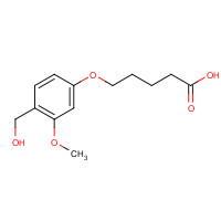 213024-57-8 5-(4-HYDROXYMETHYL-3-METHOXYPHENOXY)VALERIC ACID chemical structure