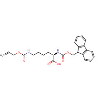 214750-75-1 FMOC-D-LYS(ALOC)-OH chemical structure