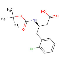 218608-93-6 BOC-(R)-3-AMINO-4-(2-CHLORO-PHENYL)-BUTYRIC ACID chemical structure