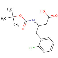 218608-95-8 BOC-(S)-3-AMINO-4-(2-CHLORO-PHENYL)-BUTYRIC ACID chemical structure