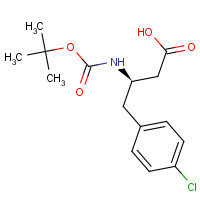 218608-96-9 BOC-(R)-3-AMINO-4-(4-CHLORO-PHENYL)-BUTYRIC ACID chemical structure
