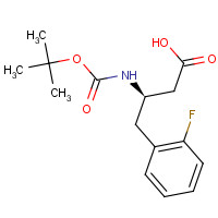 218608-98-1 BOC-(R)-3-AMINO-4-(2-FLUORO-PHENYL)-BUTYRIC ACID chemical structure