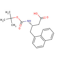 219297-09-3 BOC-(S)-3-AMINO-4-(1-NAPHTHYL)-BUTYRIC ACID chemical structure