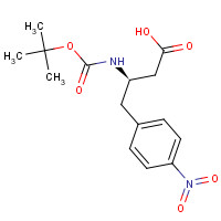 219297-12-8 BOC-(R)-3-AMINO-4-(4-NITRO-PHENYL)-BUTYRIC ACID chemical structure