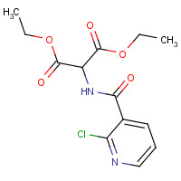 219793-85-8 DIETHYL 2-([(2-CHLORO-3-PYRIDYL)CARBONYL]AMINO)MALONATE chemical structure