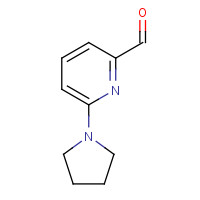 230618-24-3 6-PYRROLIDIN-1-YLPYRIDINE-2-CARBALDEHYDE chemical structure