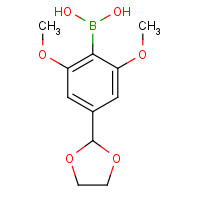 232275-38-6 4-(1,3-DIOXOLAN-2-YL)-2,6-DIMETHOXYPHENYLBORONIC ACID chemical structure