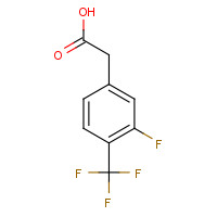238754-67-1 3-FLUORO-4-(TRIFLUOROMETHYL)PHENYLACETIC ACID chemical structure