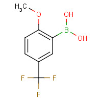 240139-82-6 2-METHOXY-5-TRIFLUOROMETHYLPHENYLBORONIC ACID chemical structure