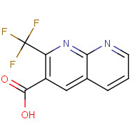 241154-08-5 2-(TRIFLUOROMETHYL)-1,8-NAPHTHYRIDINE-3-CARBOXYLIC ACID chemical structure