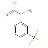 242475-26-9 AMINO-(3-TRIFLUOROMETHYL-PHENYL)-ACETIC ACID chemical structure