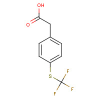 243977-23-3 4-(TRIFLUOROMETHYLTHIO)PHENYLACETIC ACID chemical structure