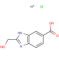 247128-20-7 2-HYDROXYMETHYL-1 H-BENZOIMIDAZOLE-5-CARBOXYLIC ACID HYDROCHLORIDE chemical structure