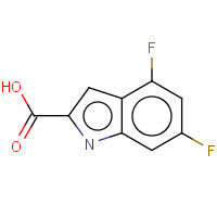 247564-66-5 4,6-Difluoroindole-2-carboxylic acid chemical structure