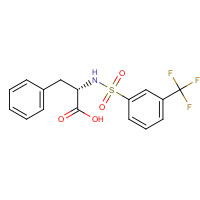 250714-63-7 N-([3-(TRIFLUOROMETHYL)PHENYL]SULFONYL)PHENYLALANINE chemical structure