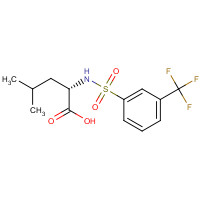 251097-65-1 LEUCINE,N-[[3-(TRIFLUOROMETHYL)PHENYL]SULFONYL]- chemical structure