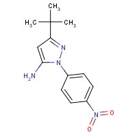 251658-55-6 3-TERT-BUTYL-1-(4-NITROPHENYL)-1H-PYRAZOL-5-AMINE chemical structure