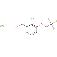 253345-80-1 2-HYDROXYMETHYL-3-METHYL-4-(2,2,2-TRIFLUOROETHOXY)PYRIDINE HCL chemical structure