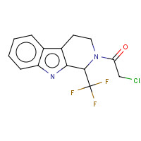 257295-47-9 2-CHLORO-1-[1-(TRIFLUOROMETHYL)-1,3,4,9-TETRAHYDRO-2H-BETA-CARBOLIN-2-YL]ETHAN-1-ONE chemical structure