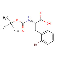261165-02-0 (S)-N-BOC-2-Bromophenylalanine chemical structure