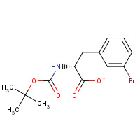 261360-77-4 (R)-N-Boc-3-Bromophenylalanine chemical structure