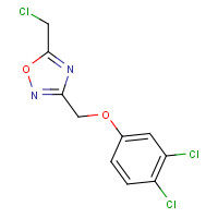 263386-10-3 5-(CHLOROMETHYL)-3-[(3,4-DICHLOROPHENOXY)METHYL]-1,2,4-OXADIAZOLE chemical structure