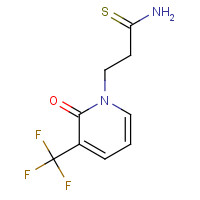 265314-18-9 3-[2-OXO-3-(TRIFLUOROMETHYL)-1,2-DIHYDROPYRIDIN-1-YL]PROPANETHIOAMIDE chemical structure