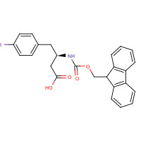 269396-73-8 FMOC-(R)-3-AMINO-4-(4-IODO-PHENYL)-BUTYRIC ACID chemical structure