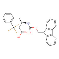 269726-72-9 FMOC-(R)-3-AMINO-4-(2-TRIFLUOROMETHYL-PHENYL)-BUTYRIC ACID chemical structure