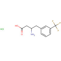 269726-73-0 (R)-3-AMINO-4-(3-TRIFLUOROMETHYLPHENYL)BUTANOIC ACID HYDROCHLORIDE chemical structure