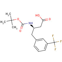 269726-74-1 BOC-(R)-3-AMINO-4-(3-TRIFLUOROMETHYL-PHENYL)-BUTYRIC ACID chemical structure