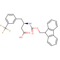 269726-75-2 FMOC-(R)-3-AMINO-4-(3-TRIFLUOROMETHYL-PHENYL)-BUTYRIC ACID chemical structure