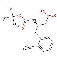 269726-80-9 BOC-(R)-3-AMINO-4-(2-CYANO-PHENYL)-BUTYRIC ACID chemical structure