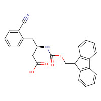 269726-81-0 FMOC-(R)-3-AMINO-4-(2-CYANO-PHENYL)-BUTYRIC ACID chemical structure