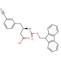 269726-84-3 FMOC-(R)-3-AMINO-4-(3-CYANO-PHENYL)-BUTYRIC ACID chemical structure