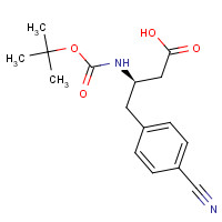 269726-86-5 BOC-(R)-3-AMINO-4-(4-CYANO-PHENYL)-BUTYRIC ACID chemical structure