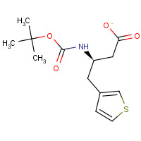 269726-92-3 BOC-(R)-3-AMINO-4-(3-THIENYL)-BUTYRIC ACID chemical structure