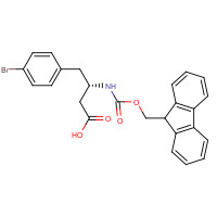 270062-86-7 FMOC-(S)-3-AMINO-4-(4-BROMO-PHENYL)-BUTYRIC ACID chemical structure
