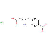 270062-87-8 (S)-3-AMINO-4-(4-NITROPHENYL)BUTANOIC ACID HYDROCHLORIDE chemical structure