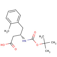 270062-90-3 BOC-(S)-3-AMINO-4-(2-METHYL-PHENYL)-BUTYRIC ACID chemical structure