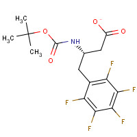 270063-42-8 BOC-(S)-3-AMINO-4-(PENTAFLUORO-PHENYL)-BUTYRIC ACID chemical structure