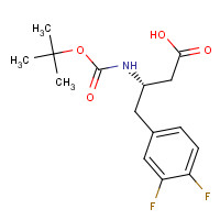 270063-54-2 BOC-(S)-3-AMINO-4-(3,4-DIFLUORO-PHENYL)-BUTYRIC ACID chemical structure